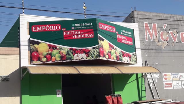 Fachada Lona 3D - Foco Brasil Toldos Anápolis